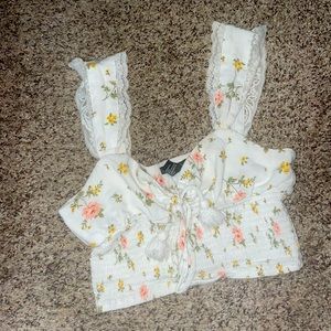 Forever 21 croptop. Worn once, Stretchy/ soft :)